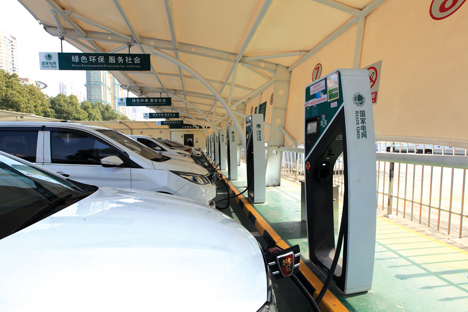 常熟充電站項目均由宏宇公司完成土建、安裝與運維